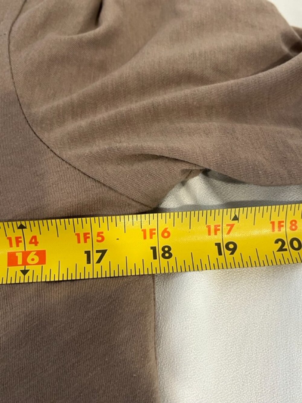 J.Crew Taupe Brown Jersey Moto Jacket Funnel Neck M - Picture 9 of 10